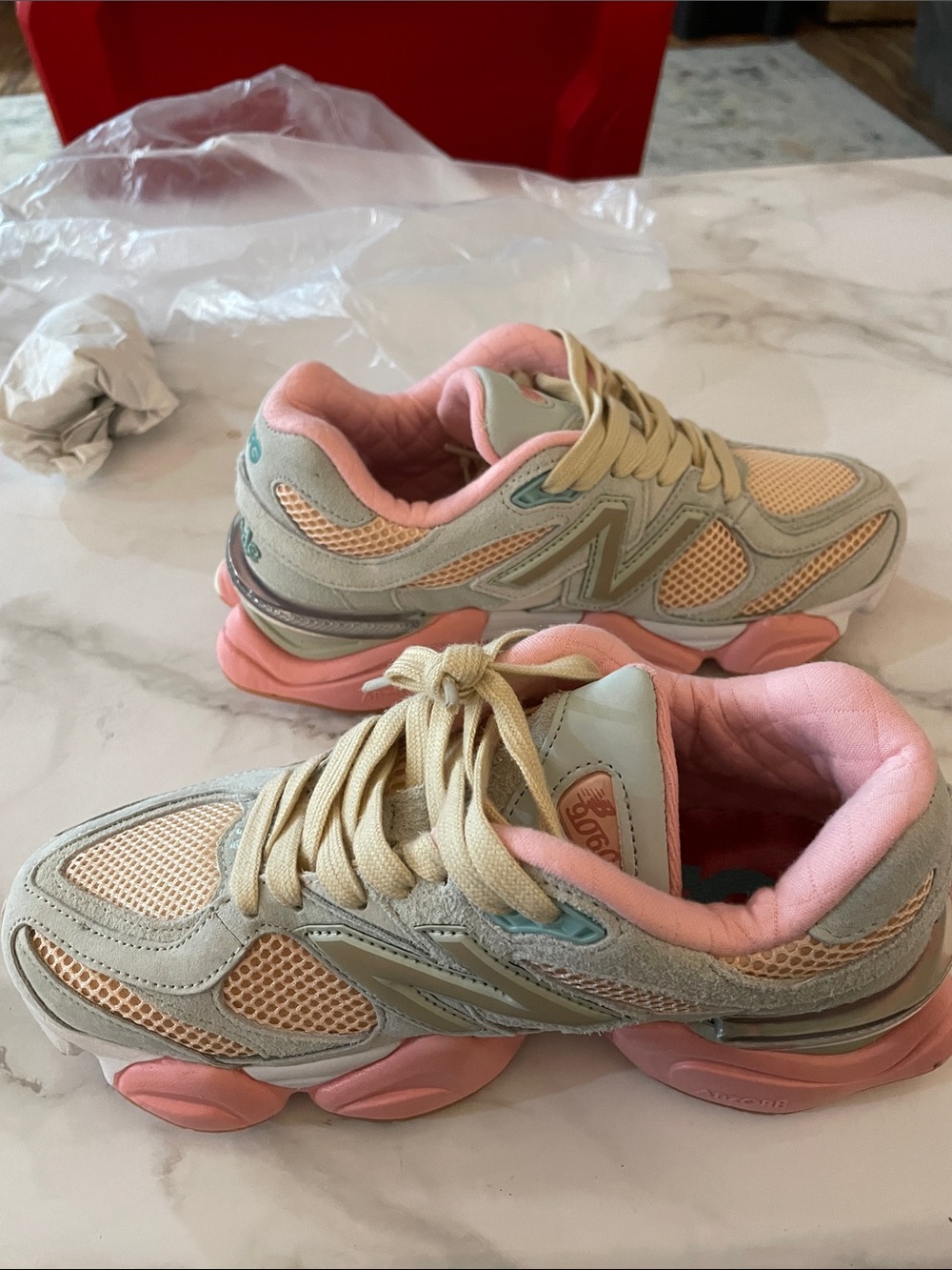Joe freshgoods x Pink new balance 9060 - Picture 5 of 6